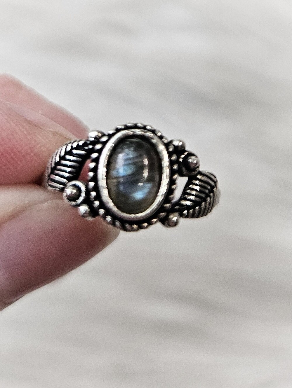925 Labradorite Ring (6.5)